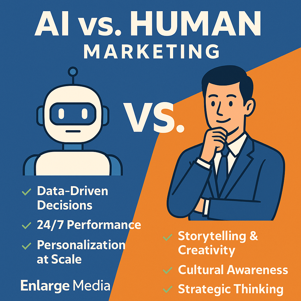 AI vs Human Marketing: What’s Better for Brands in 2025?